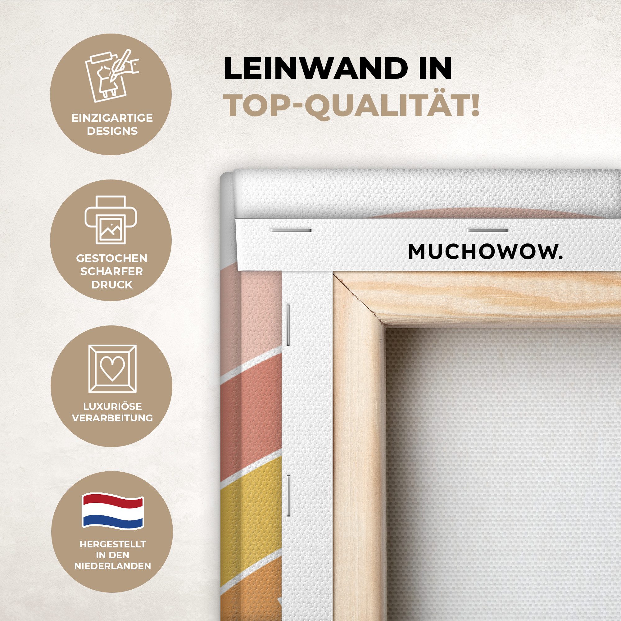 OneMillionCanvasses® Leinwandbild Kinderzimmer - Zitate - günstig online kaufen