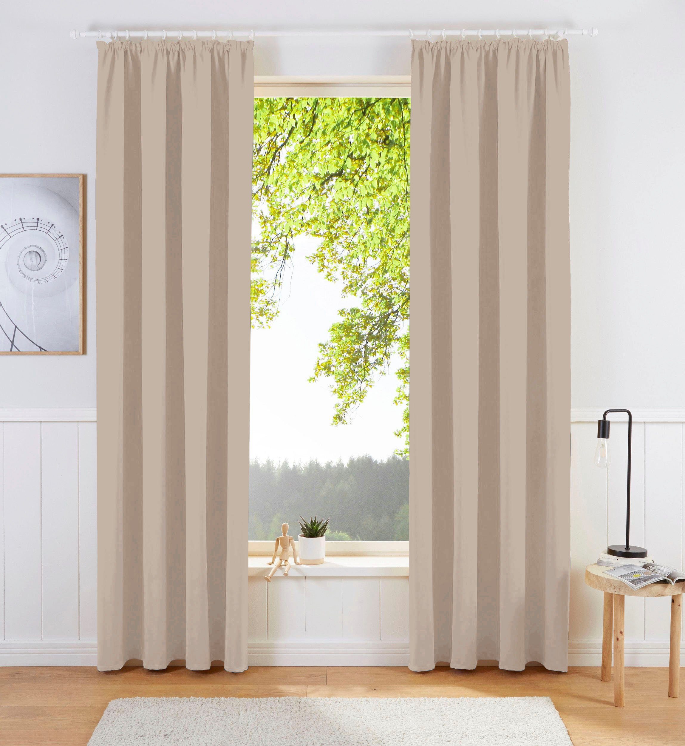 my home Gardine SOLA, Kräuselband (1 günstig online kaufen