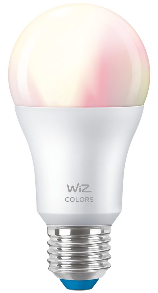 WiZ Smarte LED-Leuchte WiZ WLAN LED-Lampe E27, LED wechselbar, Warmweiß, Neutralweiß, Kaltweiß, RGB-Farben, Smart-Steuerung, Farbwechsel, Helligkeitsanpassung, energieeffizient