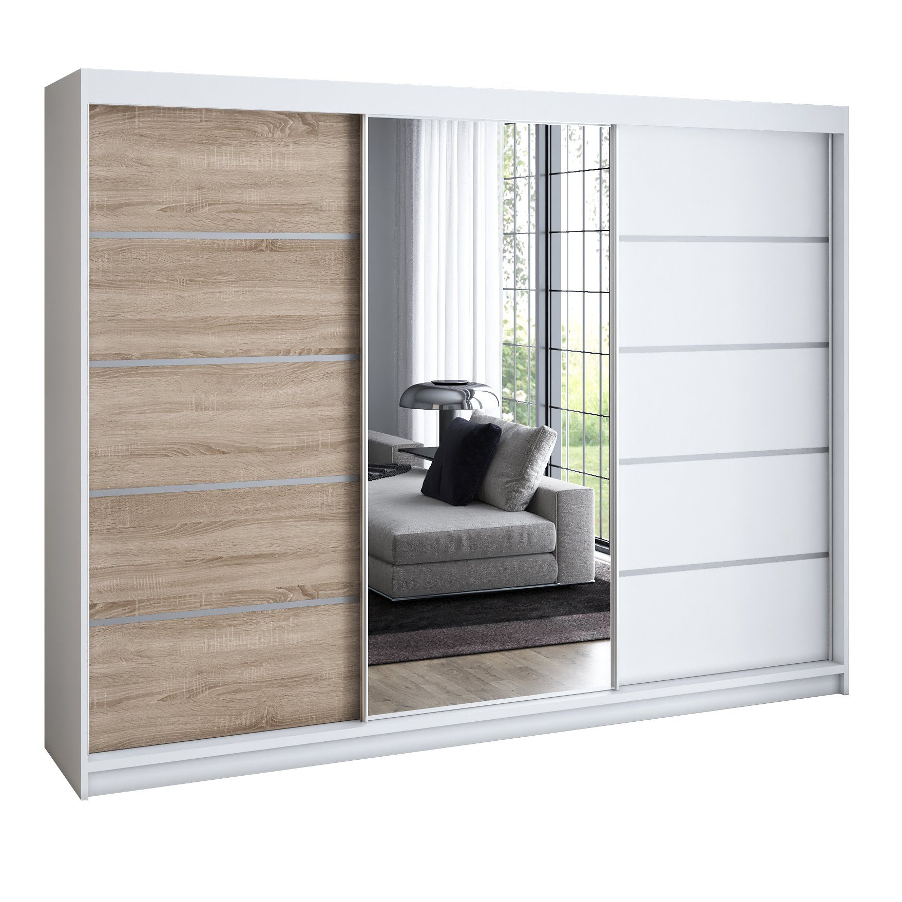 A&J MöbelLand GmbH Schwebetürenschrank VILANO 1 günstig online kaufen