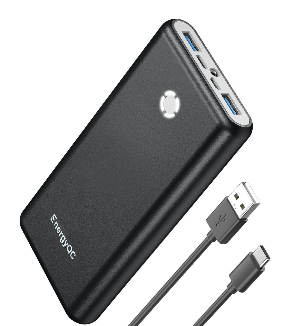 poweradd pro 20000mAh USB-C PD 18W Powerbank,Tragbares Ladegerät, Powerbank, Externe Handyakkus Akkus Batterie