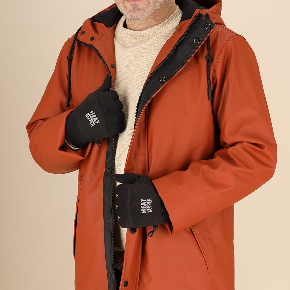 Heatkeeper Fleecehandschuhe mit Silikon-Finish an der Handfläche und I-Touch-Profile an Daumen – Bild 5 von 5