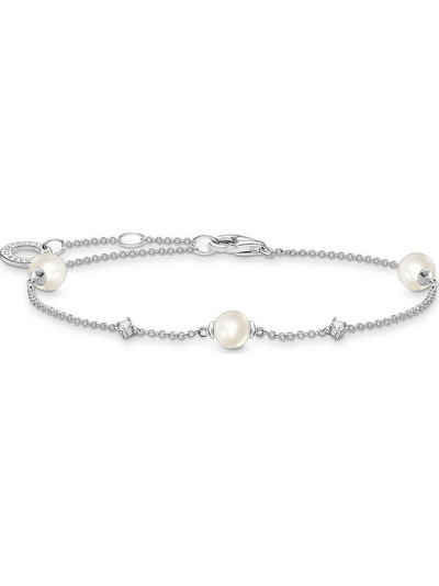 THOMAS SABO Silberarmband Thomas Sabo Damen-Armband 925er Silber Perle