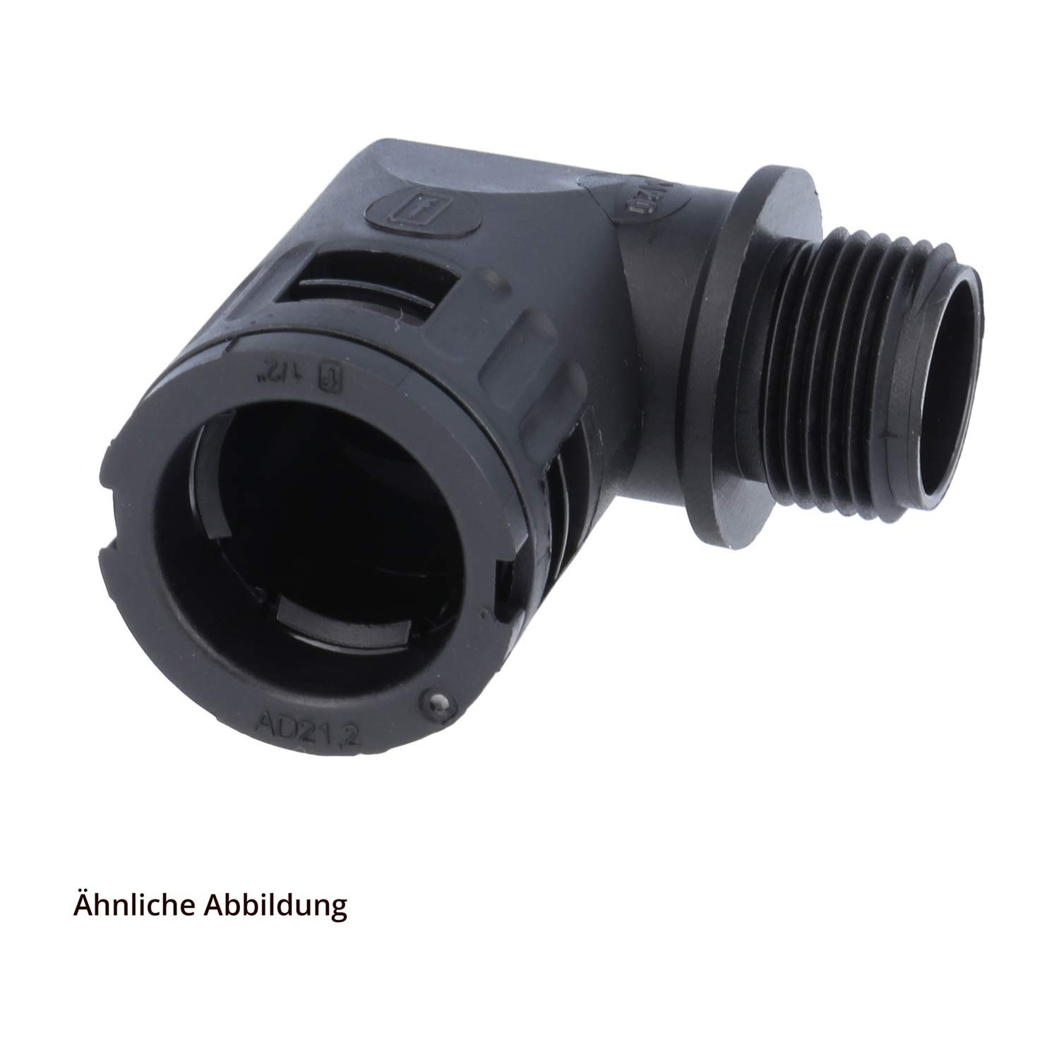 Flexa Schlauchverschraubung Titel:FVW90 Schnellverschraubung 90 Grad Winkel Gewinde PG29 für Schl