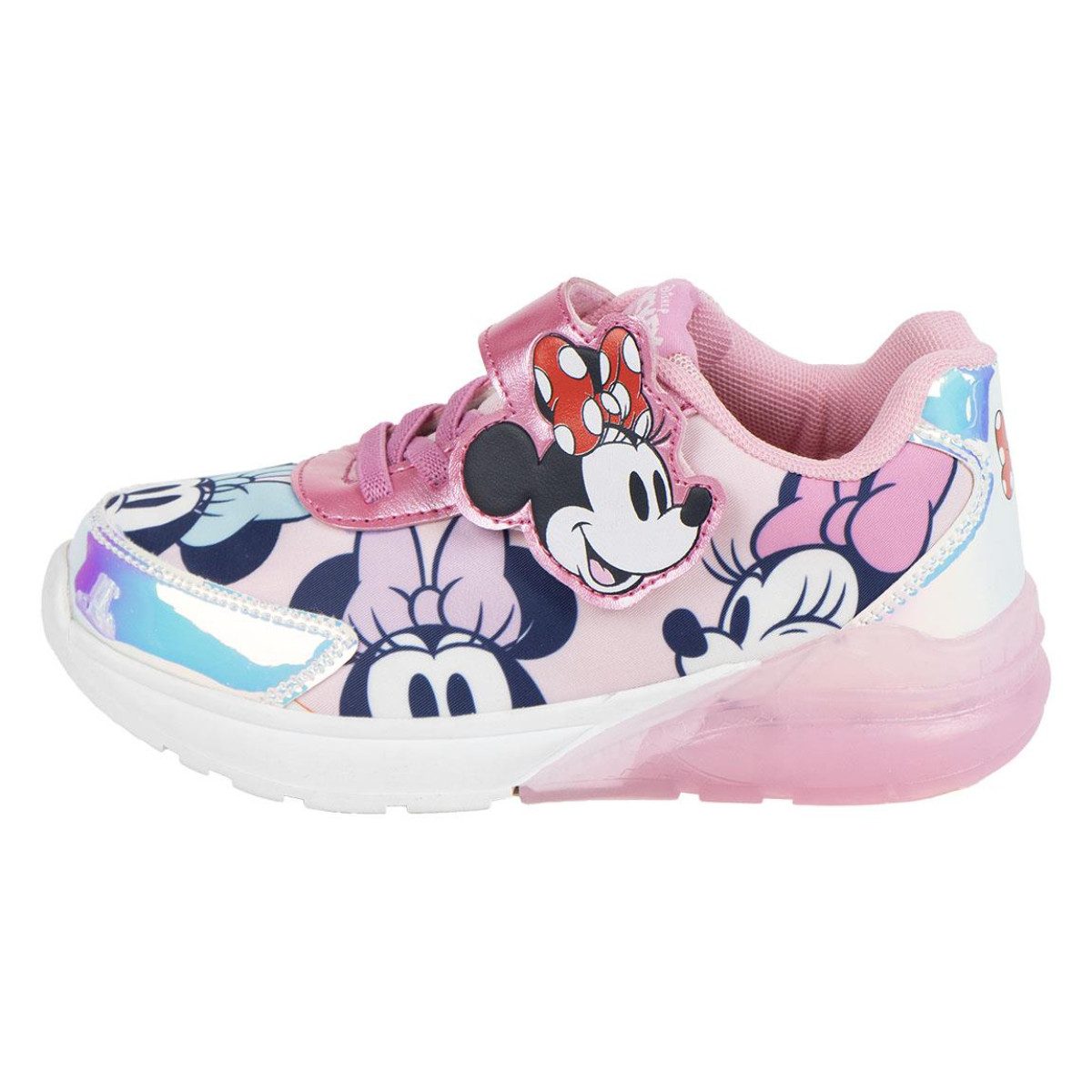 Disney Minnie Mouse Kinder Freizeitschuhe mit Licht sportliche für Schule und Freizeit Sneaker