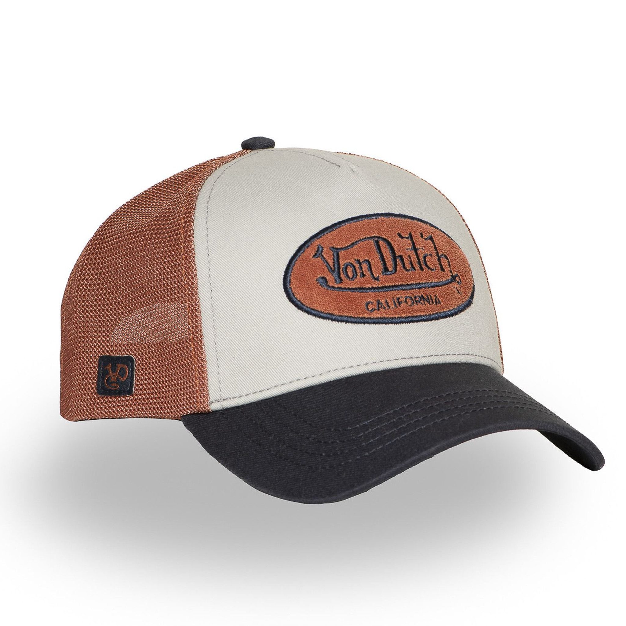 Von Dutch Trucker Cap Von Dutch Originals Trucker Cap - CALIFORNIA TERRY PATCH Mesh (Basecap, Basecap, Meshcap, Trucker Kappe)