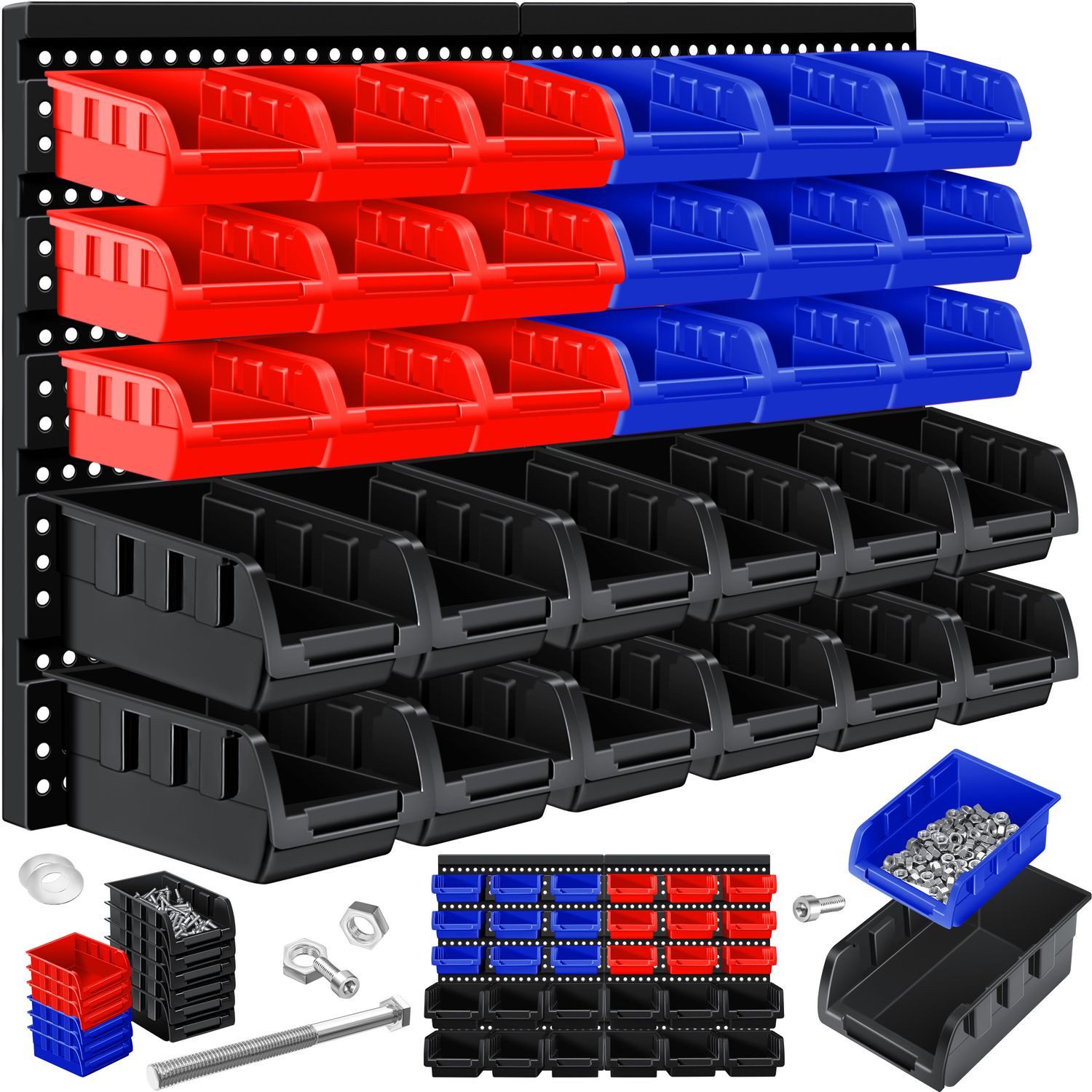 MASKO Stapelbox, Stapelboxen Wandregal 32tlg Box günstig online kaufen