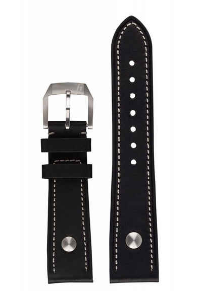 hanhart Uhrenarmband »Uhrenarmband Leder 20 mm PIONEER«, für Modelle: Mk I, Mk II, TachyTele, Preventor9, Ersatztarmband Leder, mit Federstegen (Metallstifte)