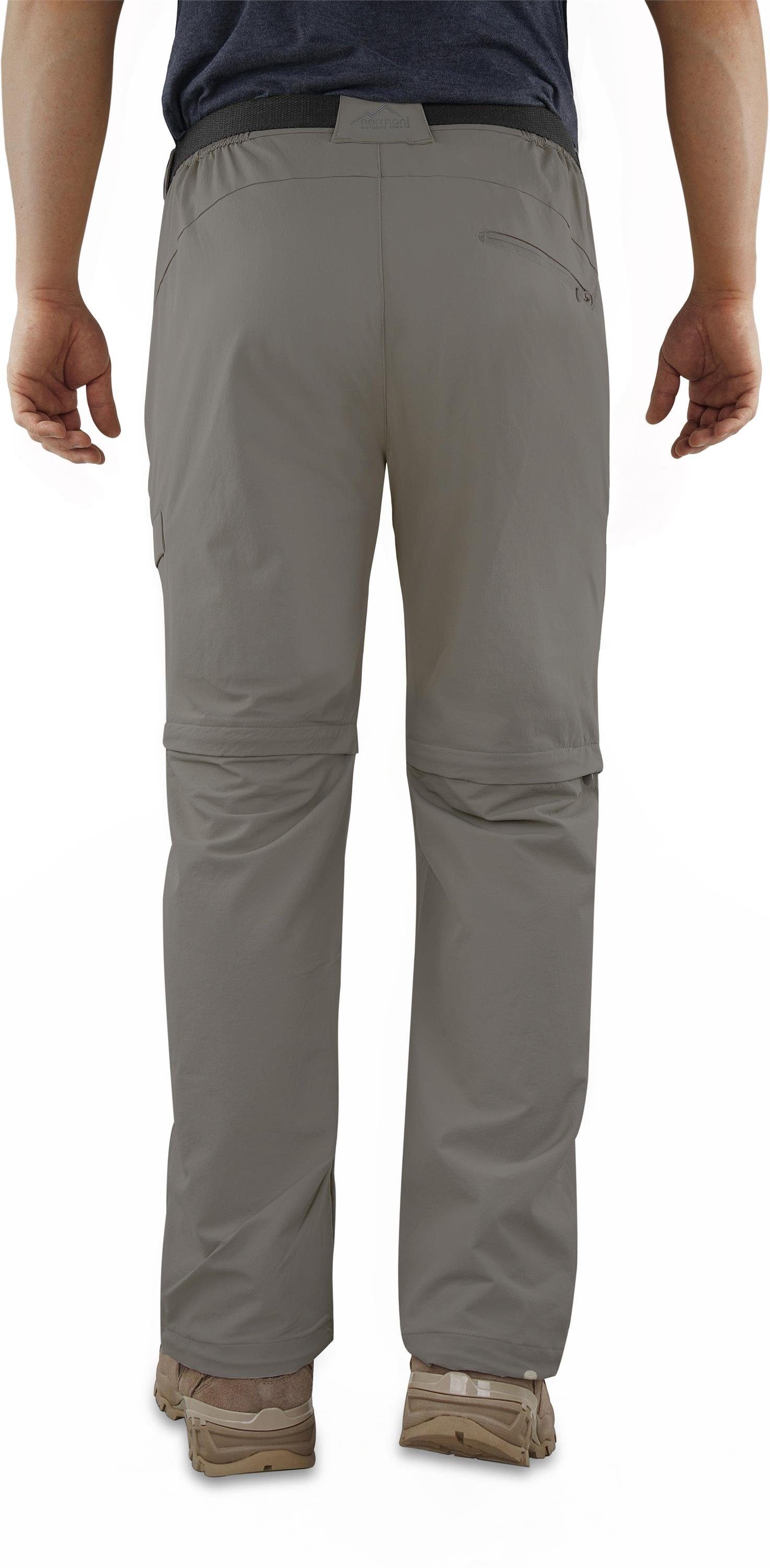 normani Zip-off-Hose Herren 2-in-1 Zip-Off Softshellhose Daventry Outdoorhose Wanderhose Sommerhose mit Sonnenschutzfaktor 50+