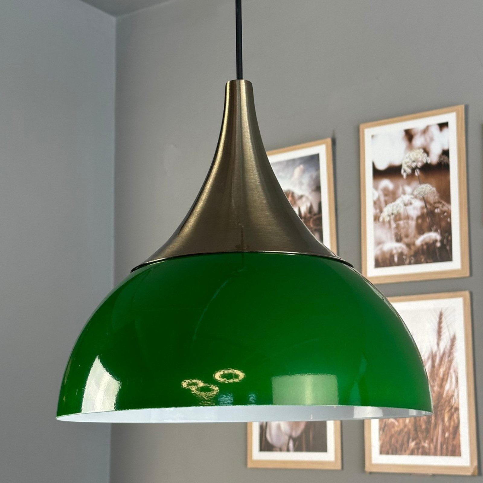 Bamyum Pendelleuchte Pendelleuchte Yimpi Metall Ø30 cm, E27, Moderne Pendelleuchte, ohne Leuchtmittel