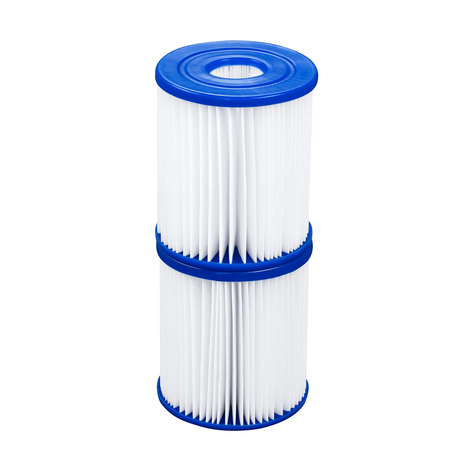 Bestway Pool-Filterkartusche Gr. I Doppelpack, 8,0 x 9,0 cm, Zubehör für Kartuschen-Filterpumpen, Feine Lamellenstruktur