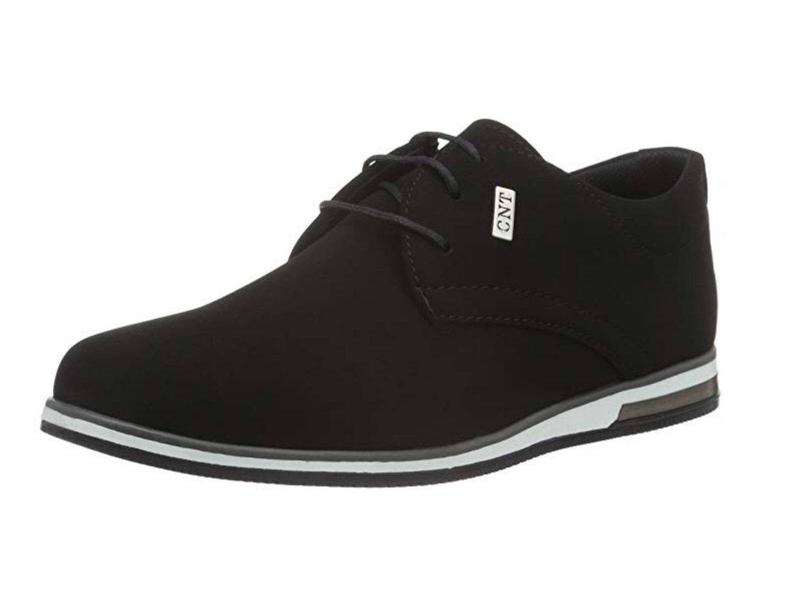 iKENNAS Herren Businessschuhe Freizeit Schnürschuh Langlaufschuhe