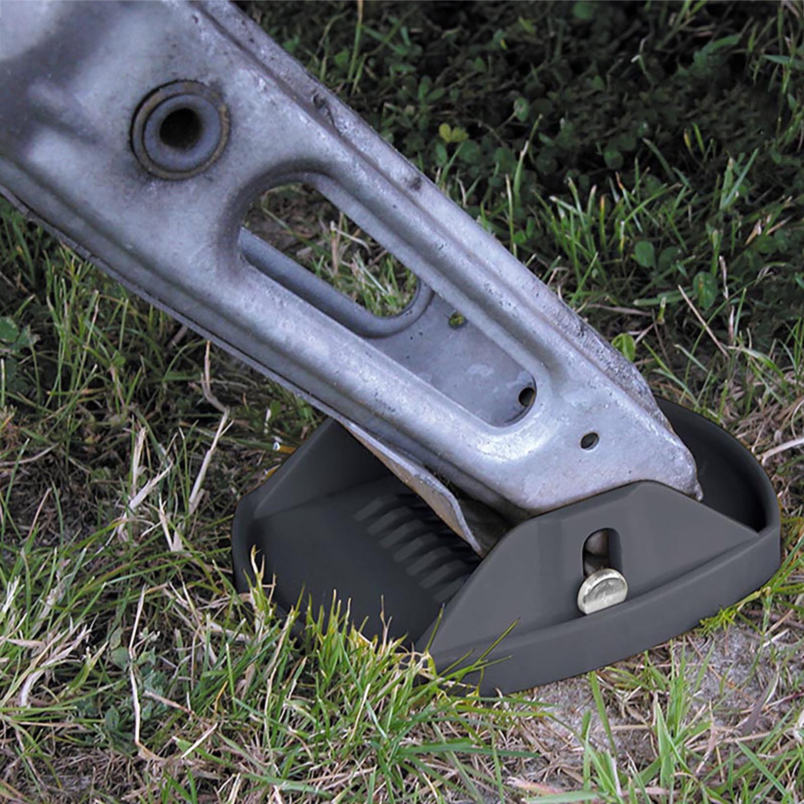 RAMROXX Trailer Support Plates for Corner Stabilizers, Caravans, 1 Piece