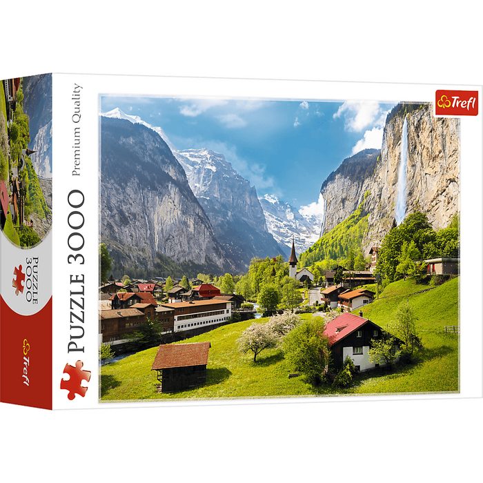 Trefl Puzzle Lauterbrunnen Schweiz Puzzle 3000 Puzzleteile Made in Europe