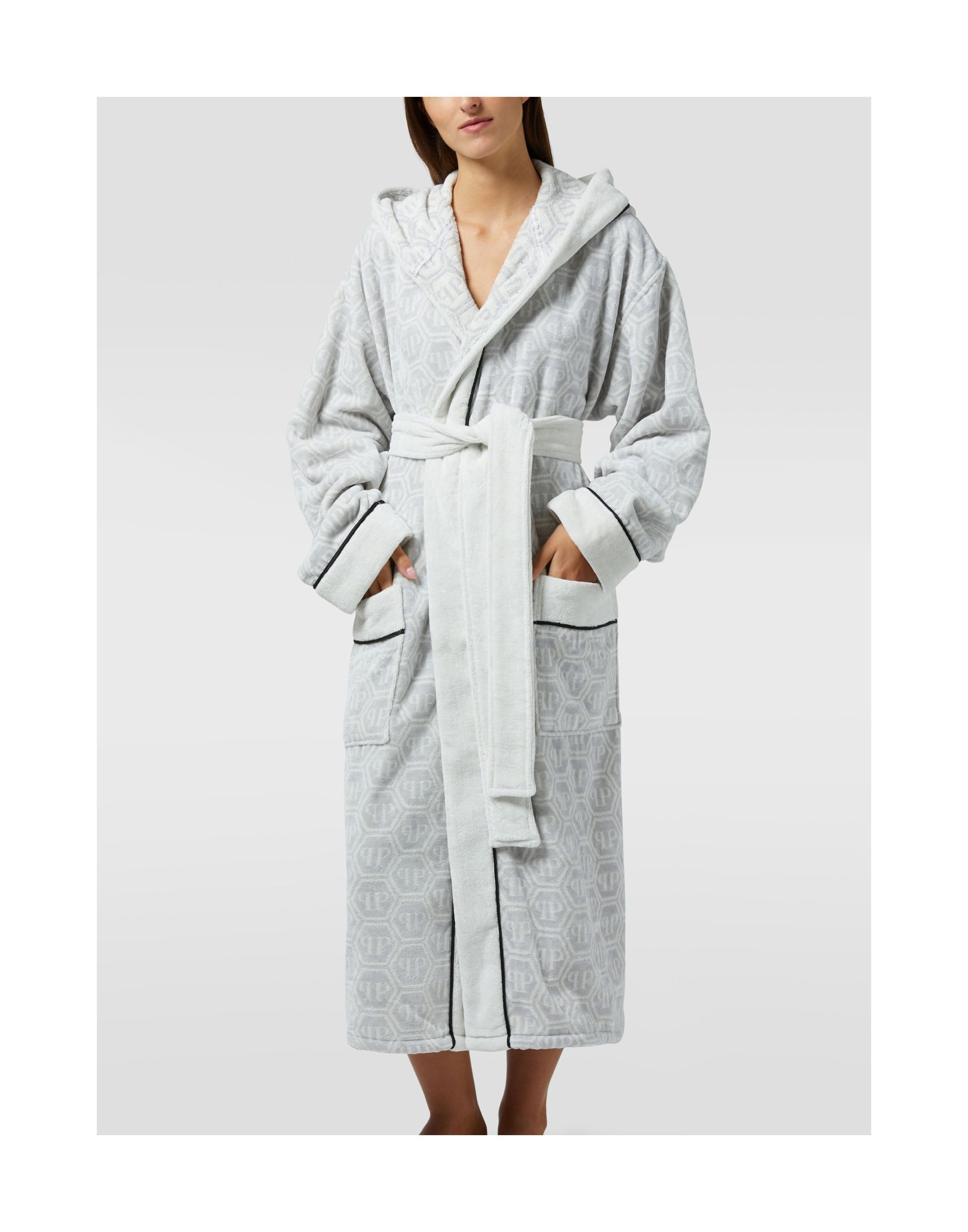 PHILIPP PLEIN Bademantel Hooded Bathrobe PP