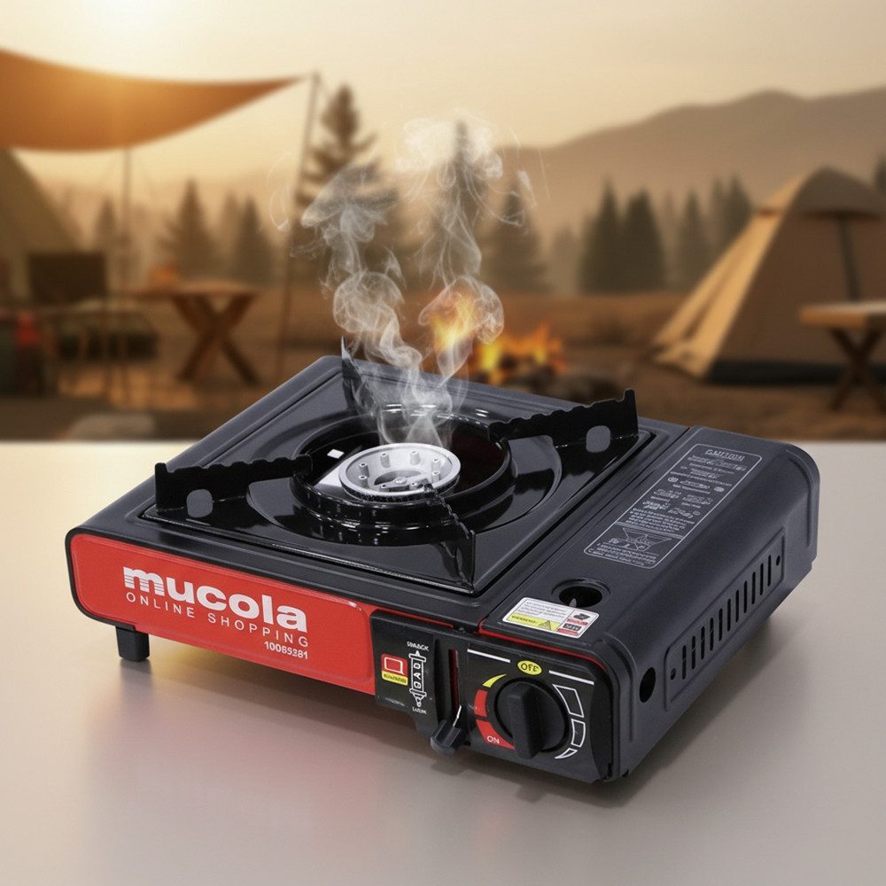 Mucola Campinghocker Campingkocher mit Koffer Gaskocher Herd Kartuschenkoch günstig online kaufen