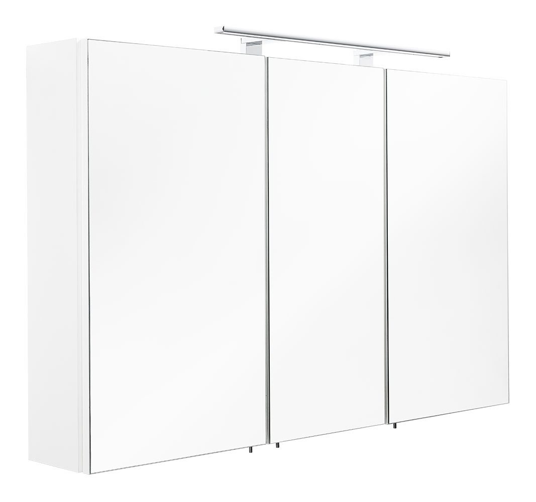 Magnolia Home Badezimmerspiegelschrank Spiegelschrank 110x68x16cm mit LED L günstig online kaufen