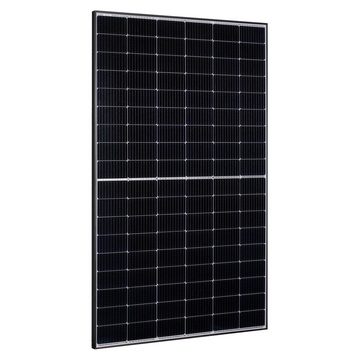 Lieckipedia 3000 Watt Hybrid Solaranlage, Komplettset einphasig 5 kWh Lithiumspeic Solar Panel, Black Frame