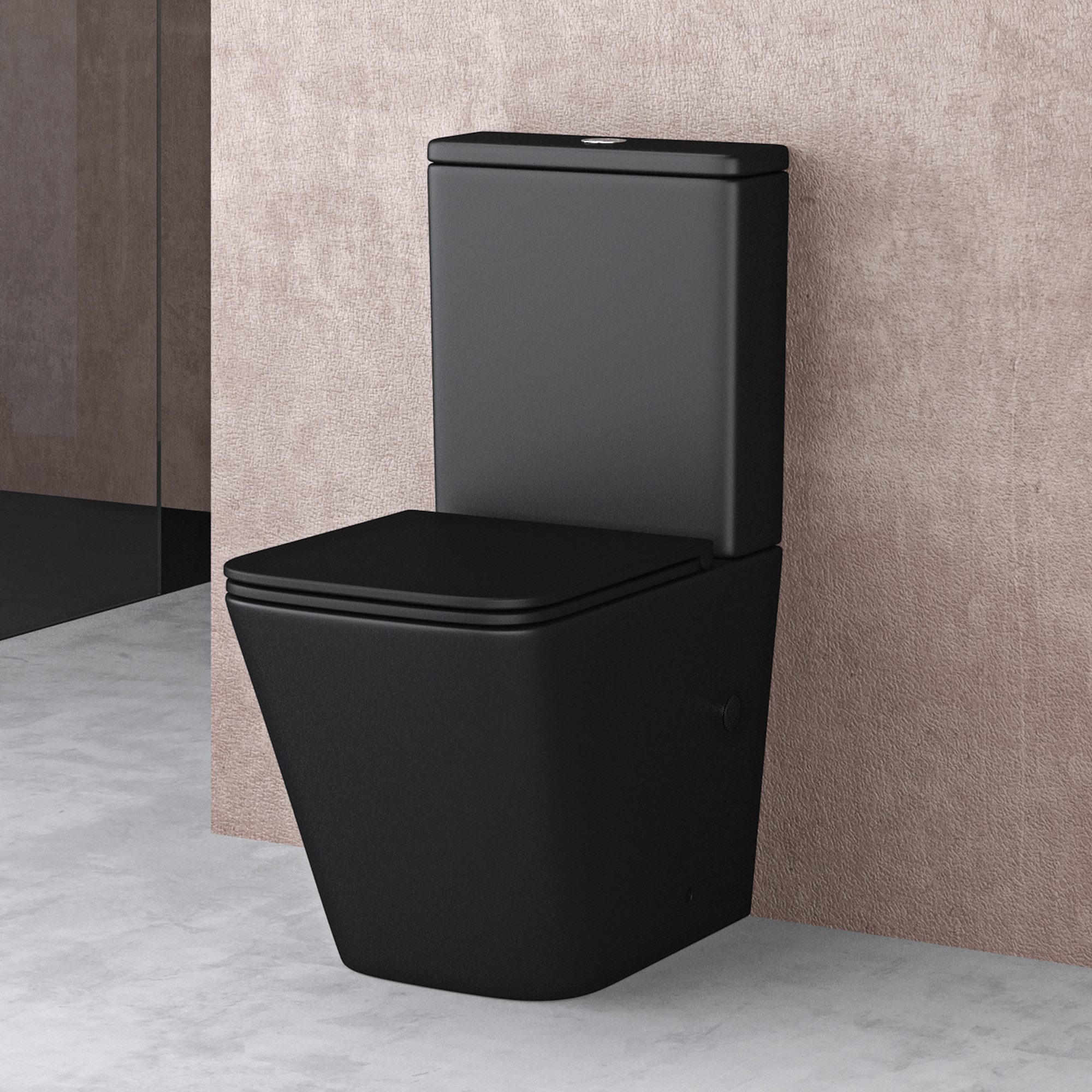 doporro Tiefspül-WC Stand-WC Design Toilette Silent-Close günstig online kaufen