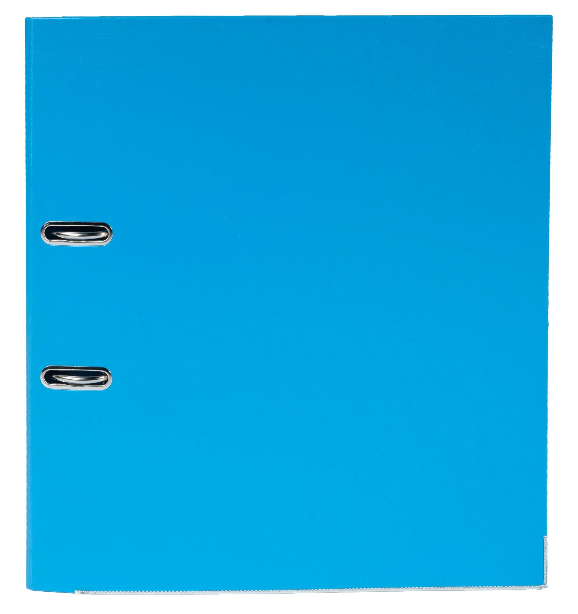 EXACOMPTA Aktenordner 10x Папки с файлами Prem'Touch außen PP Rücken 80mm A4 Maxi Hellblau 53302E, Папки с файлами PP