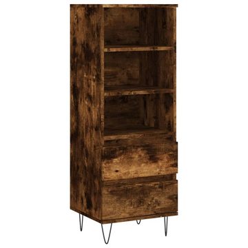 vidaXL Sideboard Highboard Räuchereiche 40x36x110 cm Holzwerkstoff (1 St)