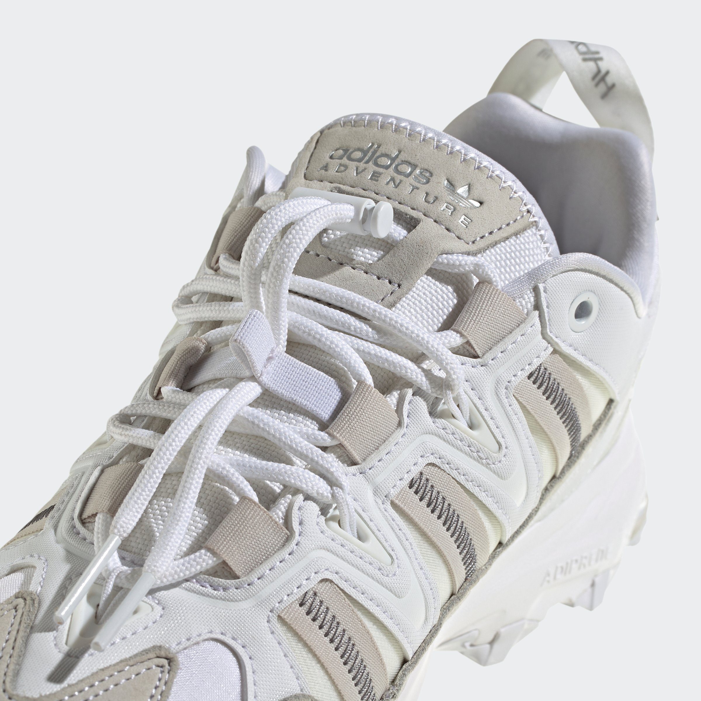 adidas Originals HYPERTURF Sneaker Cloud Silver White / Metallic One Grey 