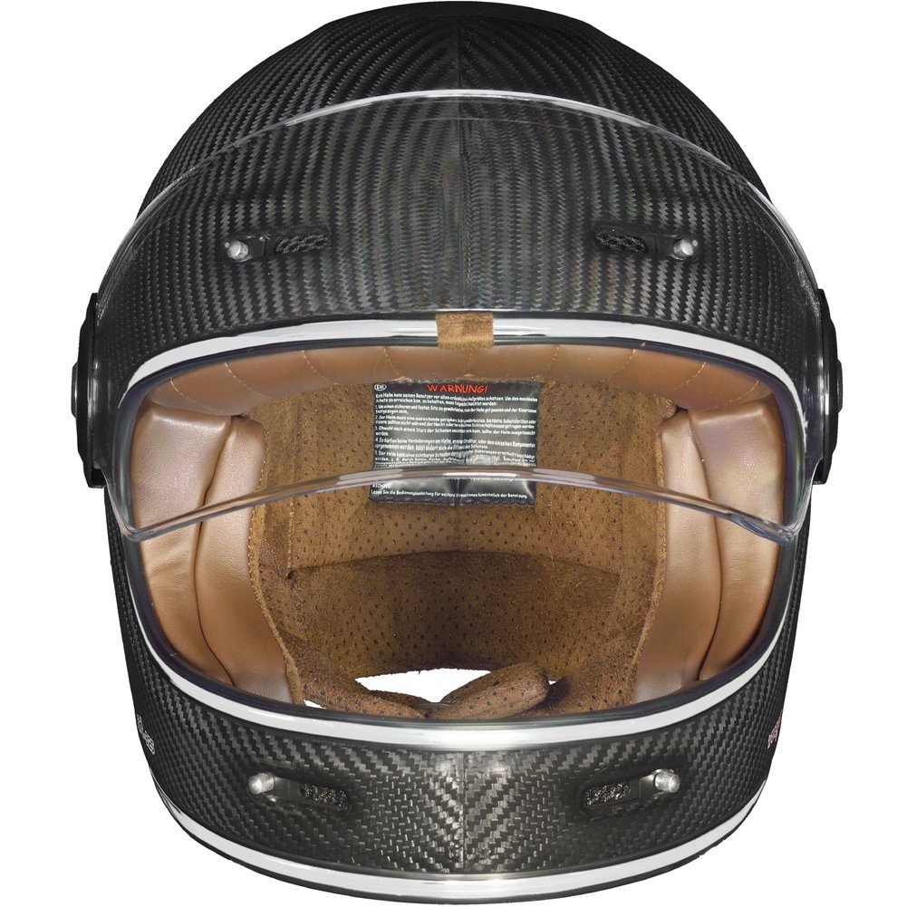 rueger-helmets Motorradhelm rueger RT-825 Carbon Retrohelm, 250 Gramm schwer XS-XL