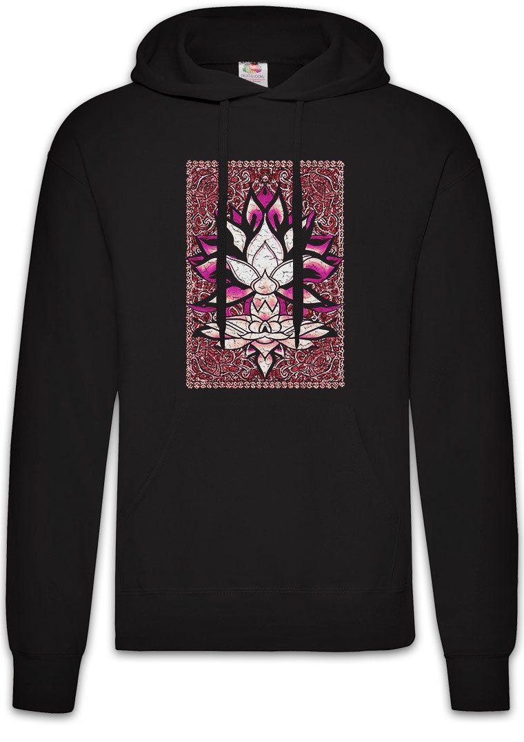 Hoodie Lotus And Ornaments Herren Hoodie Chakra Yoga Meditation OM Buddhismus