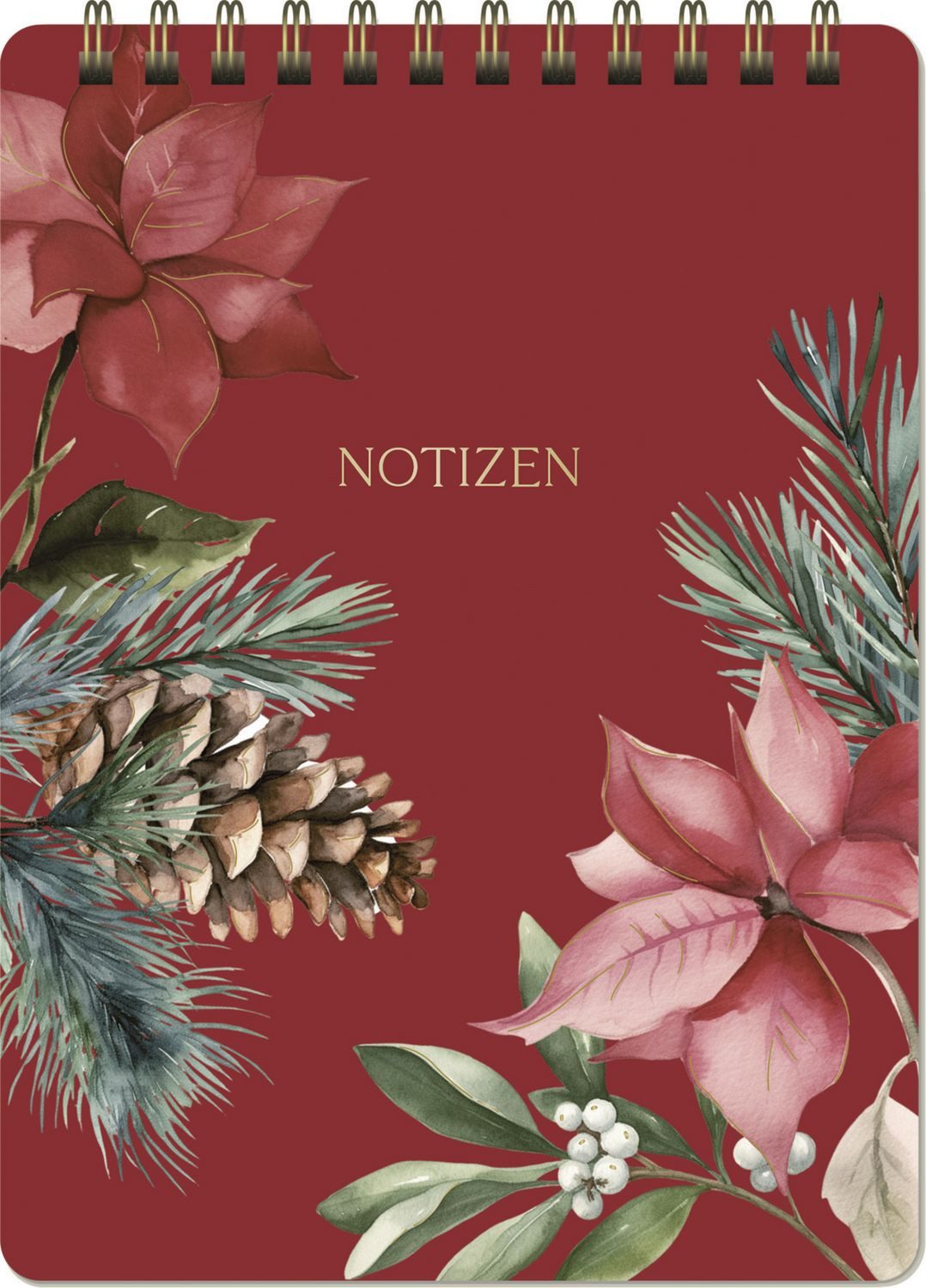 Briefumschlag Notizblock midi Weihnachten