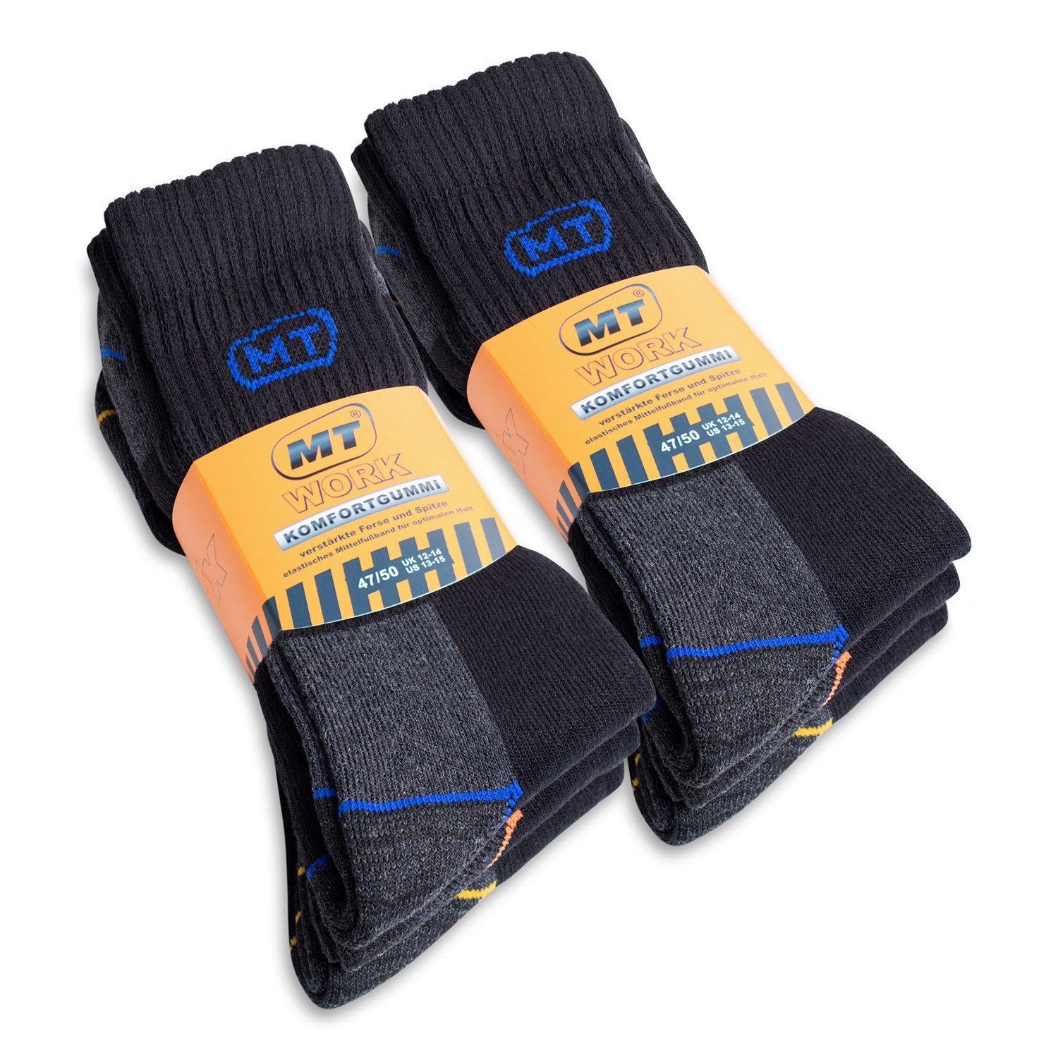 MT Arbeitssocken Herren Arbeits-/Freizeitsocken (6/12 Paar) Robuste Work Socken