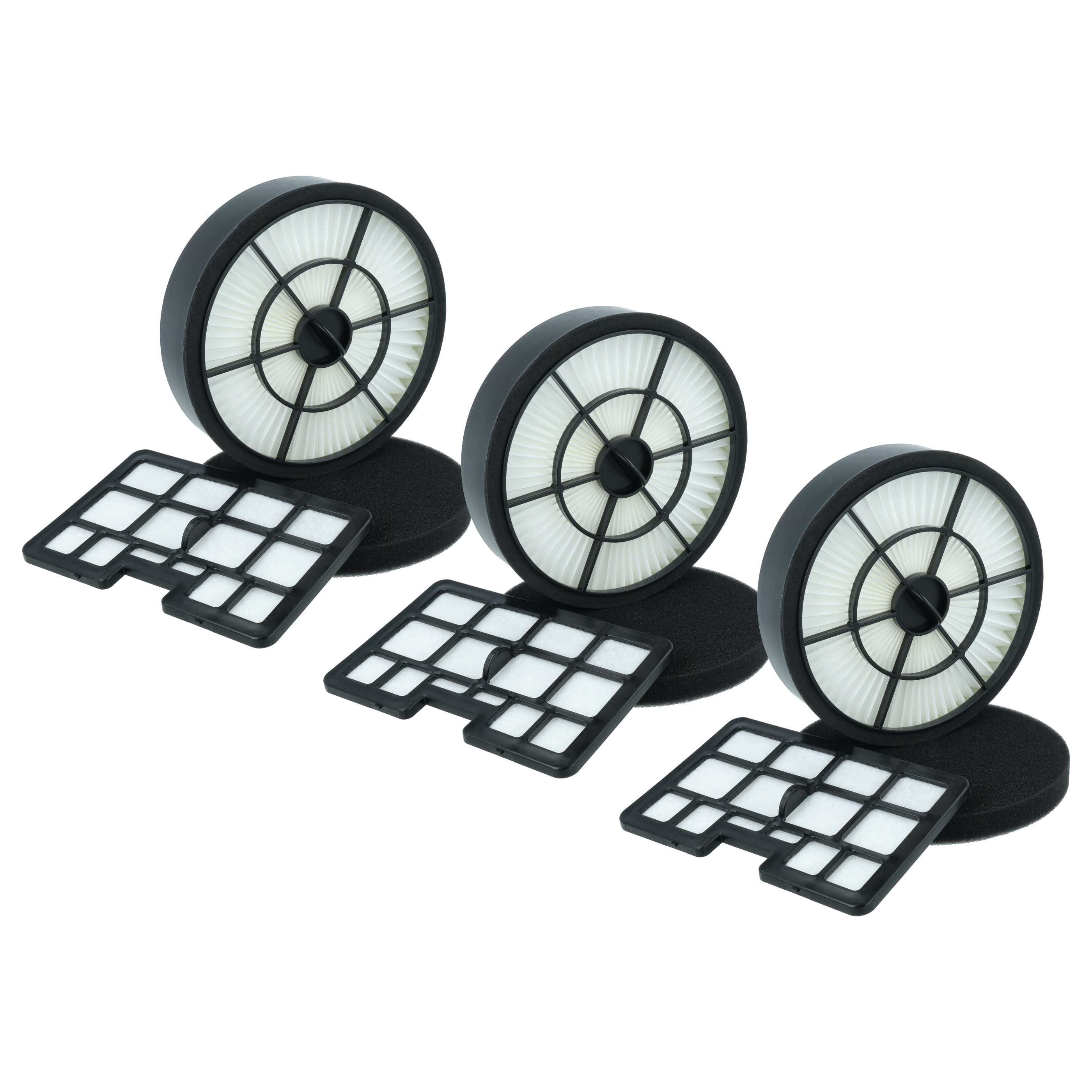 vhbw Filter-Set passend für Privileg Edition50 Staubsauger, Wartungskit für den Filterwechsel in Ihrem Staubsauger, Für
