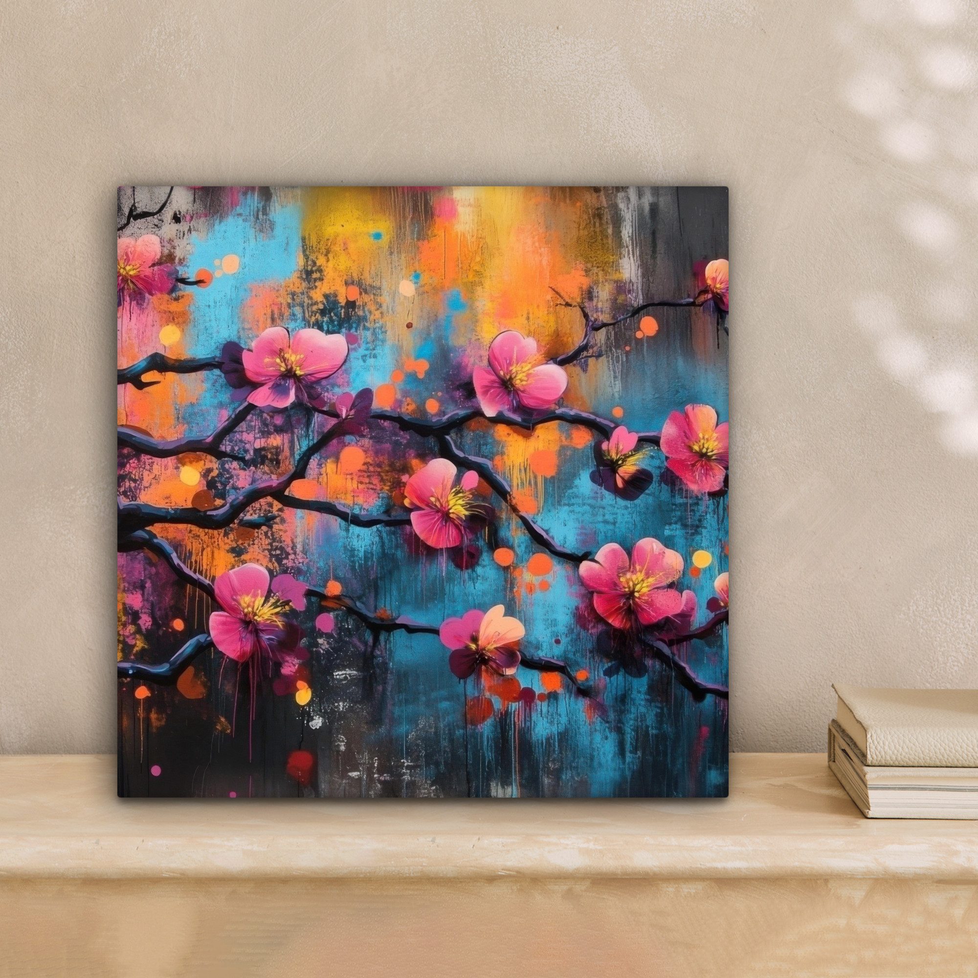 OneMillionCanvasses® Leinwandbild Blumen - Zweig - günstig online kaufen