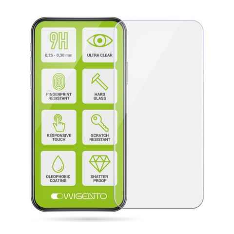 Wigento Handyhülle AUSWAHL Für Xiaomi Redmi Note 11S / Note 11 4G Silikon Case TPU Transparent und oder 0,26 H9 Glas Handy Tasche Hülle Schutz Cover