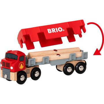 BRIO® Spielzeug-Eisenbahn Holztransporter mit Magnetladung