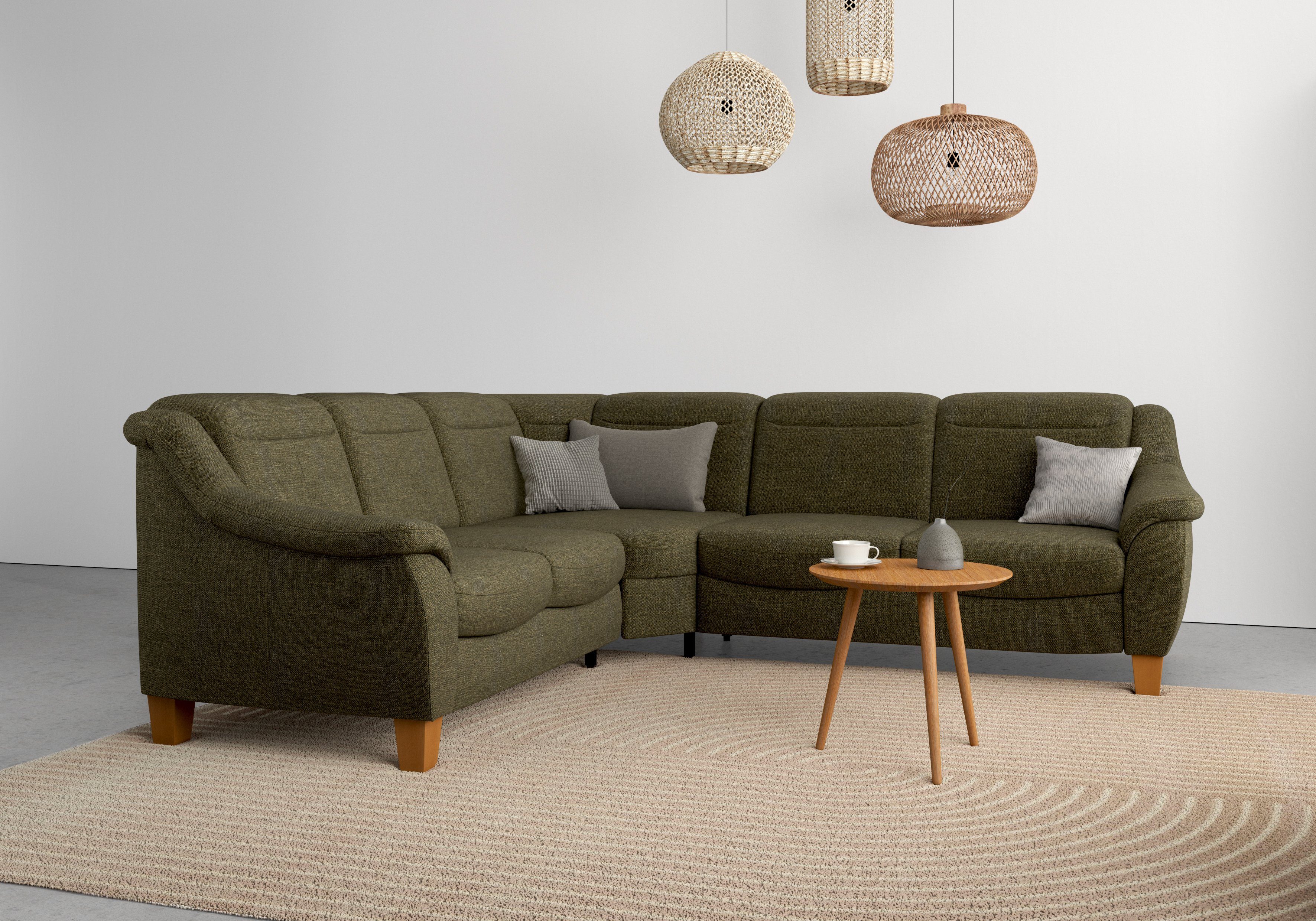 Home affaire Ecksofa Caldera L-Form, Federkern, günstig online kaufen