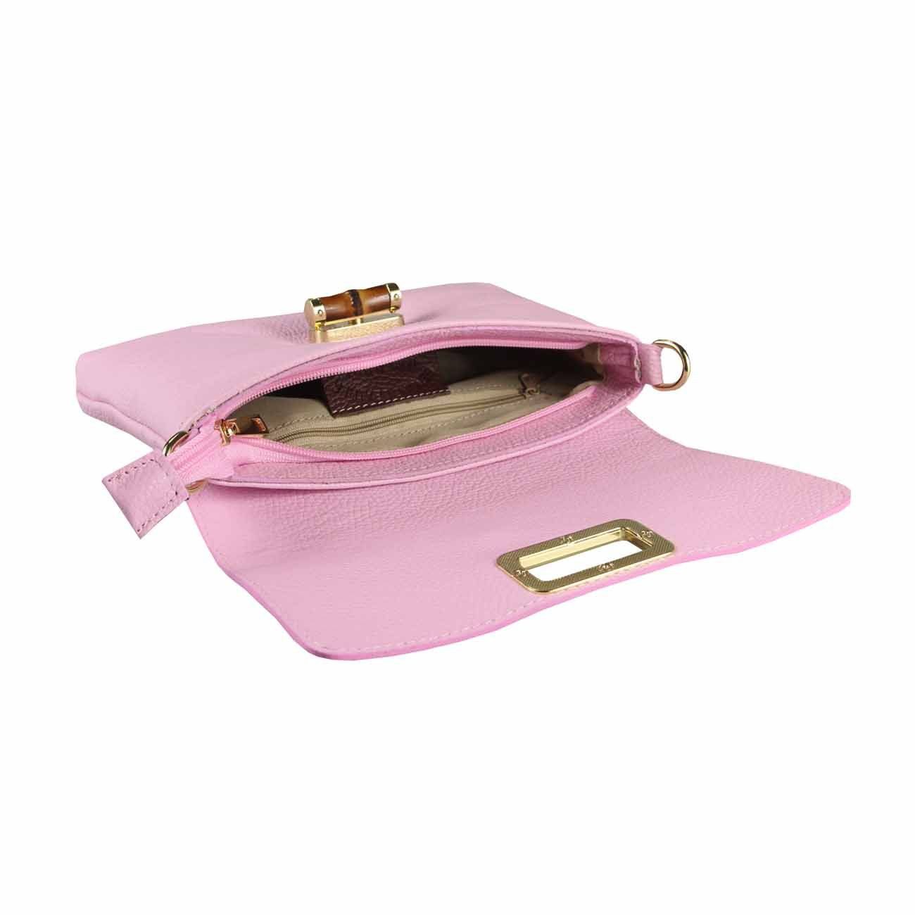 ITALYSHOP24 Schultertasche Made in Italy Damen Leder Tasche Crossbody Umhängetasche Clutch Reise, Überschlagtasche Abendtasche Smartphone CrossOver Mini Bag Smartphone