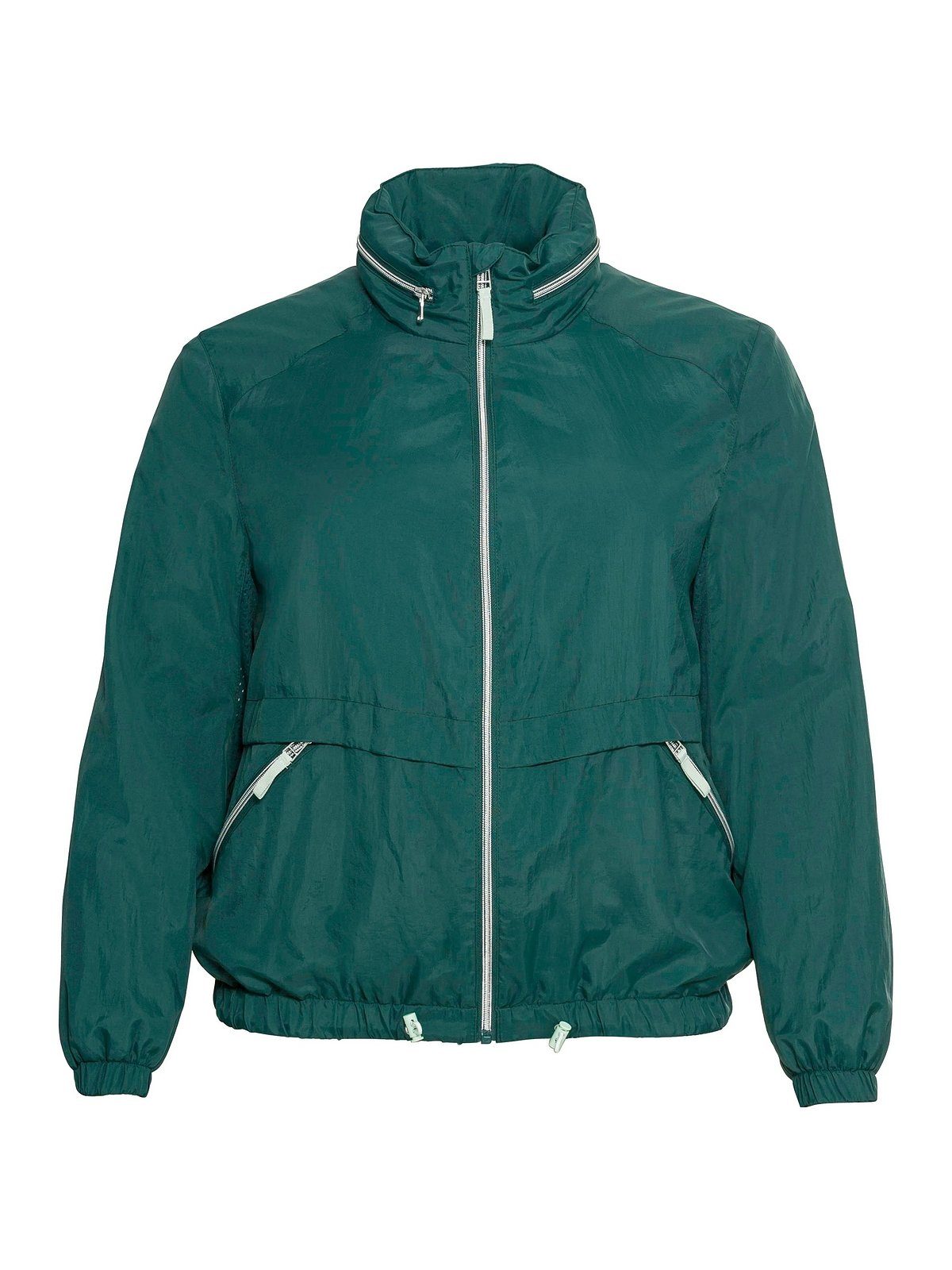 Sheego Outdoorjacke Große Größen aus leichtem, wasserabweisendem Material und wind