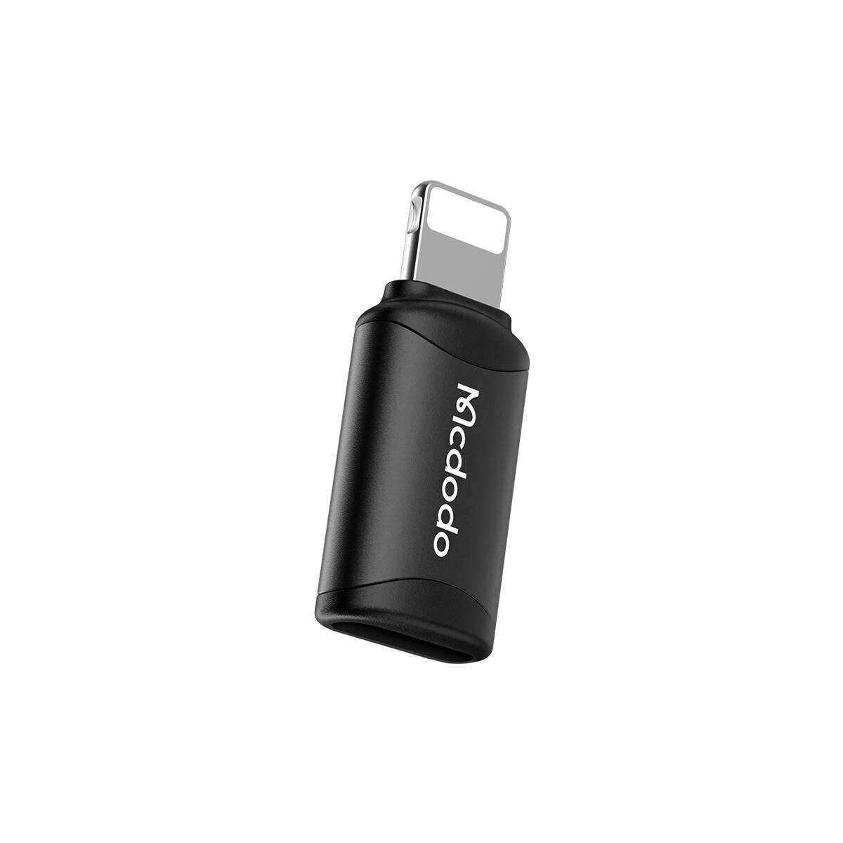 mcdodo USB-C auf Lightning Adapter Konverter schwarz Adapter