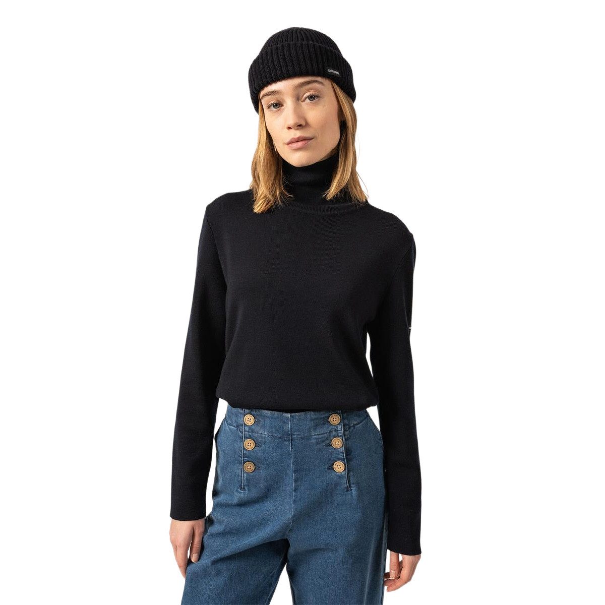Saint James Wollpullover 2020 Damen Rollkragenpullover Houat aus Wolle