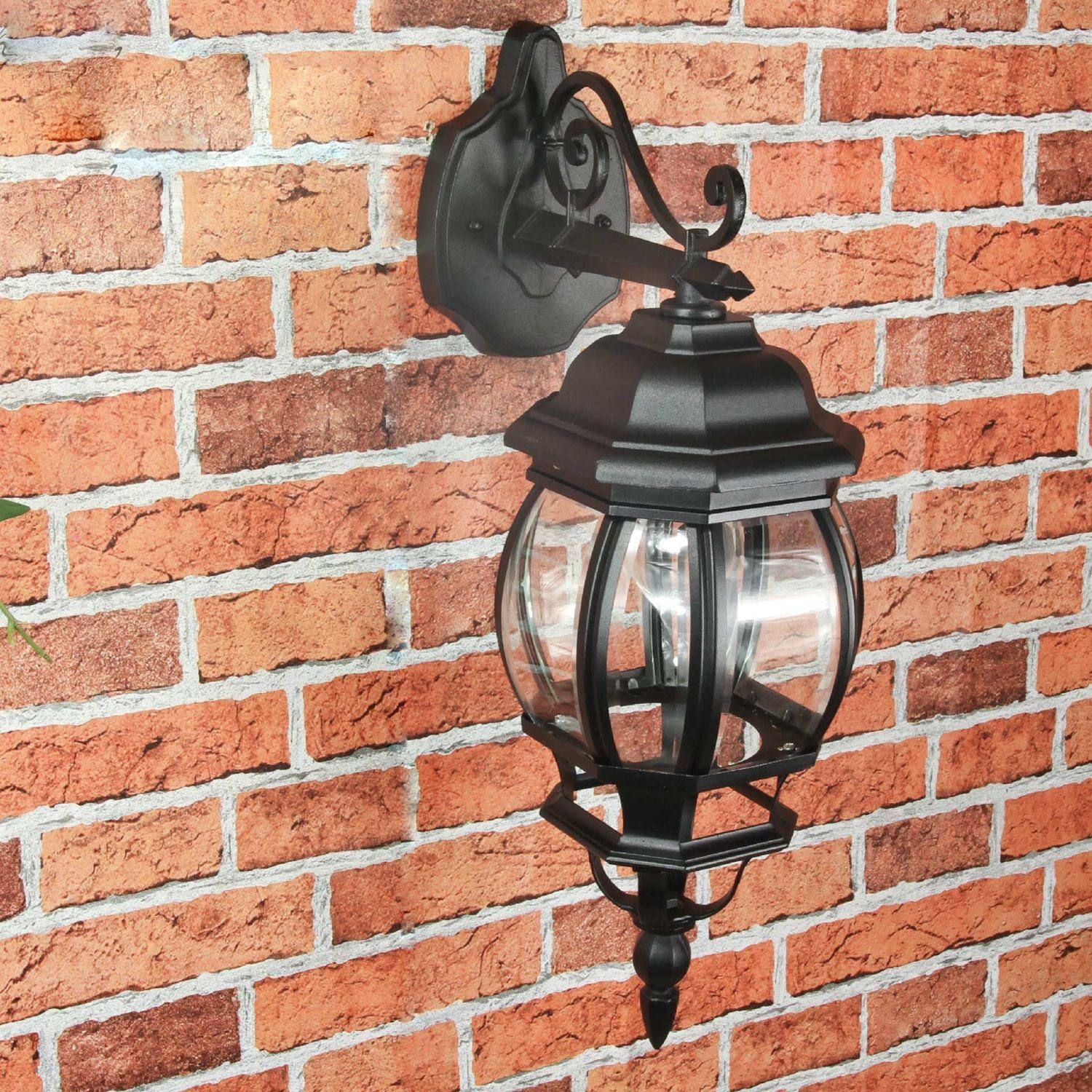 LichtErlebnisse AußenWandleuchte »BREST«, Rustikale Wandlampe Außen