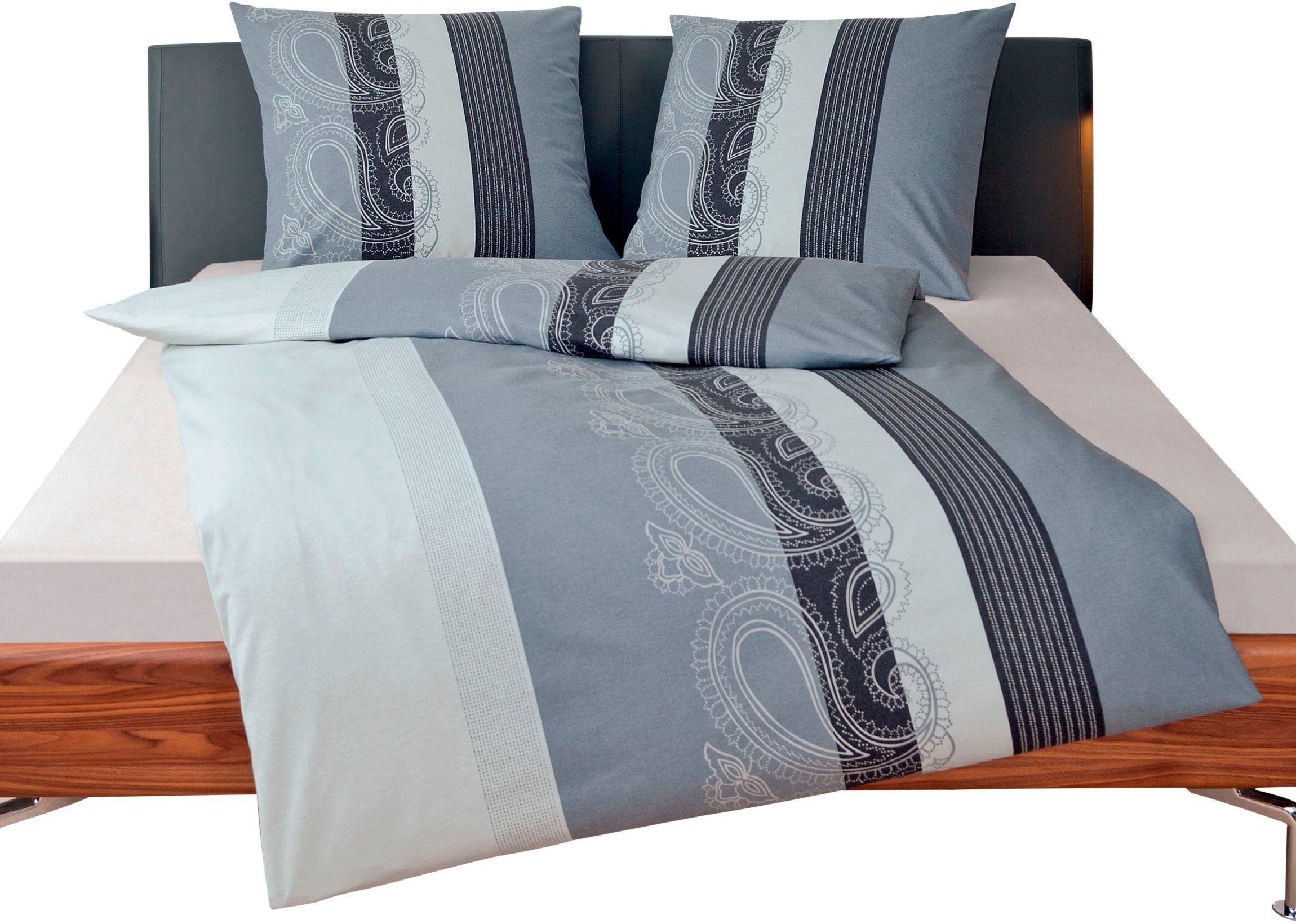 Janine Bettwäsche biber bettwäsche 155x220 warm kuschelig mit reißverschlus günstig online kaufen