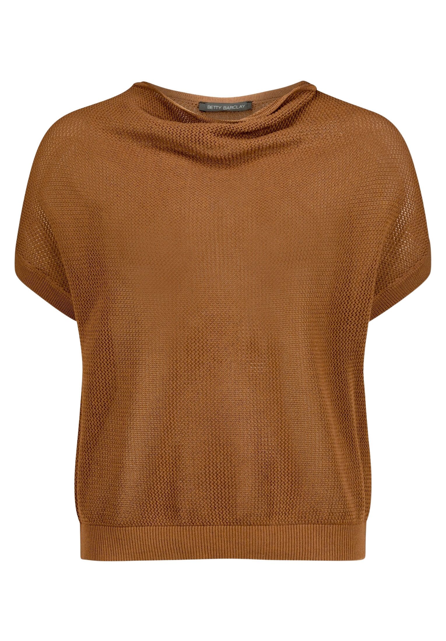 Betty Barclay Stricktop Damen mit Wasserfallausschnitt