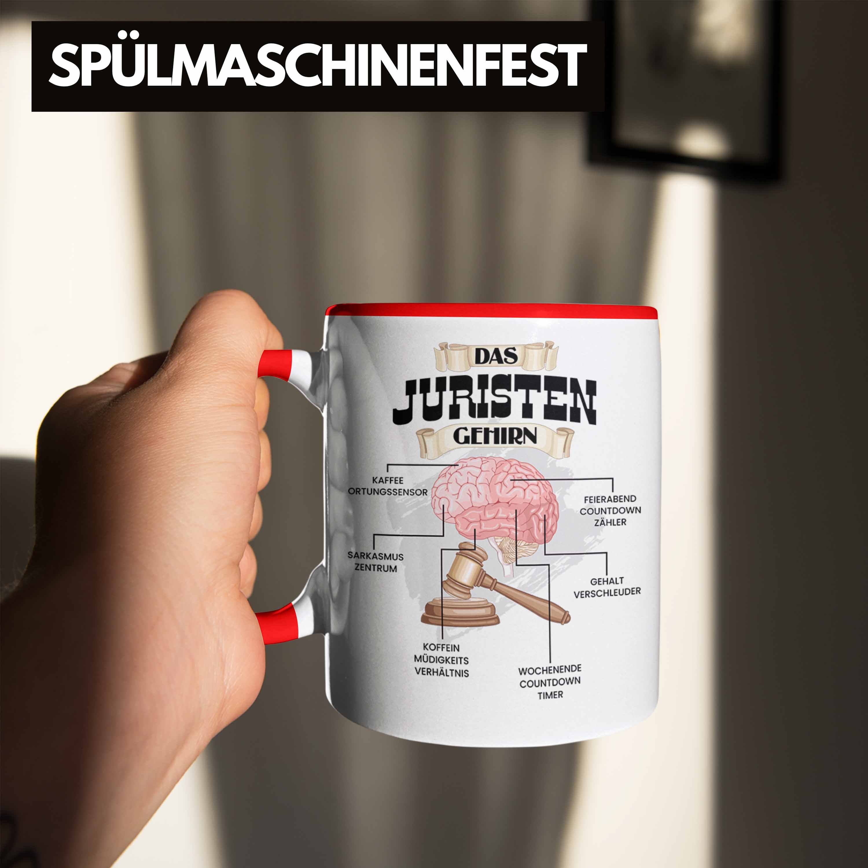 Geschenk B Trendation Spruch Rot - Gesetz Lustiges Trendation Jura Tasse Juristen für Tasse