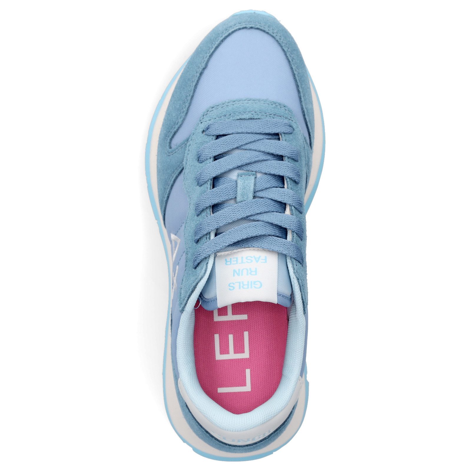 SUN 68 Sun68 Damen Sneaker Ally Solid Nylon blau Sneaker