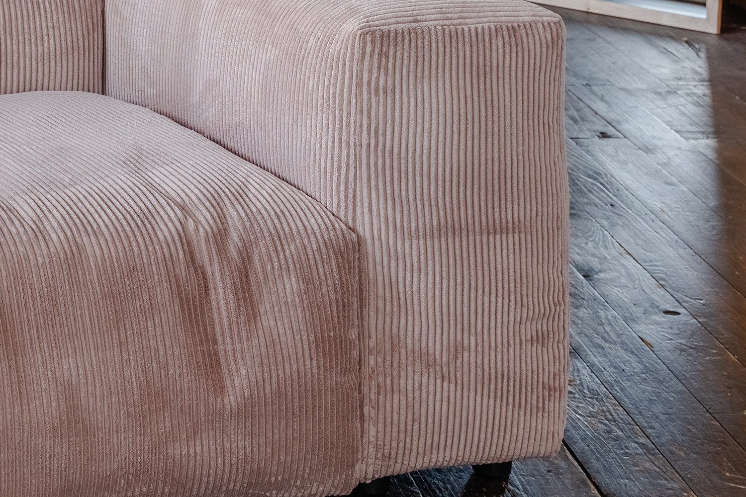KAWOLA XXL-Sessel MIA Modularer Sessel Cord 4-tlg. – moderner Loveseat – flexibel, Flexibel kombinierbar, weicher Cordbezug & hoher Sitzkomfort