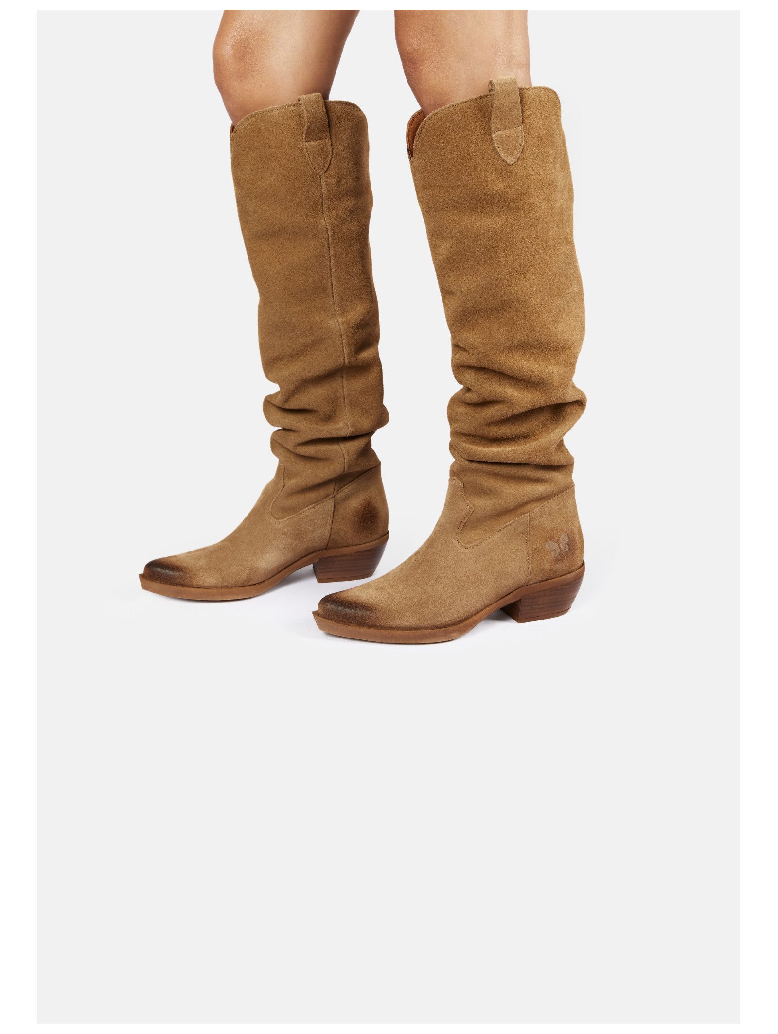 Felmini Stiefel Leder . Bikerboots