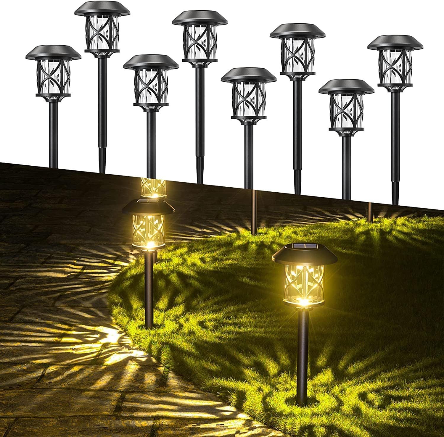 Quntis Gartenleuchte 6/12 Stück Solarleuchte mit günstig online kaufen