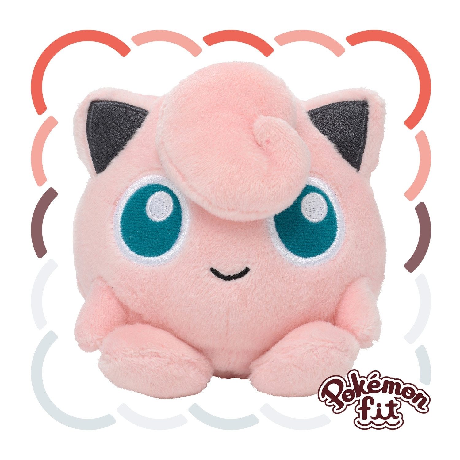 Pokémon Center Plüschfigur Pokemon Pummeluff Kuscheltier - 9 cm Plüschtier Jigglypuff