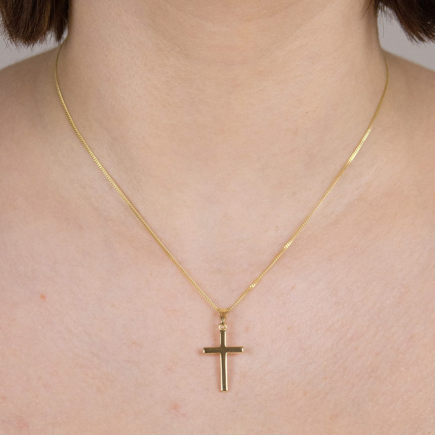 HOPLO Kettenanhänger Kettenanhänger Gold Anhänger Kreuz massiv 585 - 14 Kar günstig online kaufen