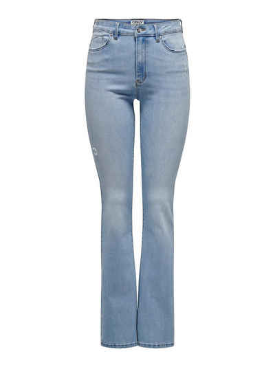 ONLY Regular-fit-Jeans PAOLA (1-tlg) Plain/ohne Details